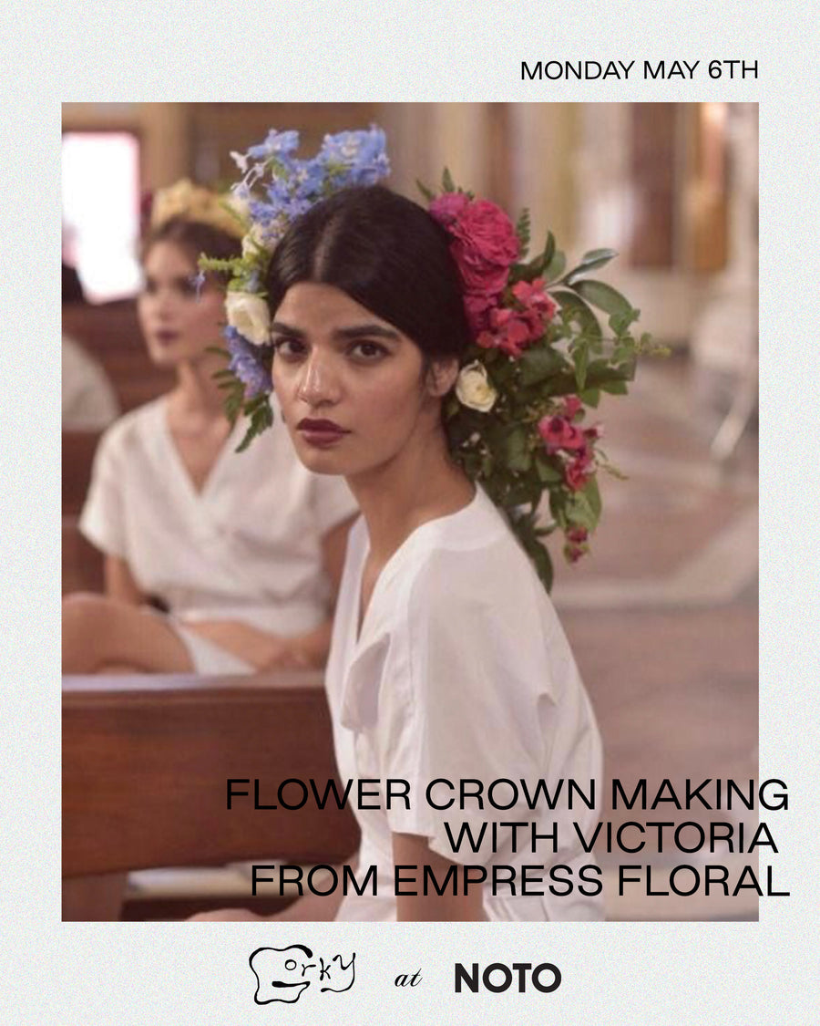 FLOWER CROWN MAKING WITH VICTORIA FROM EMPRESS FLORAL
