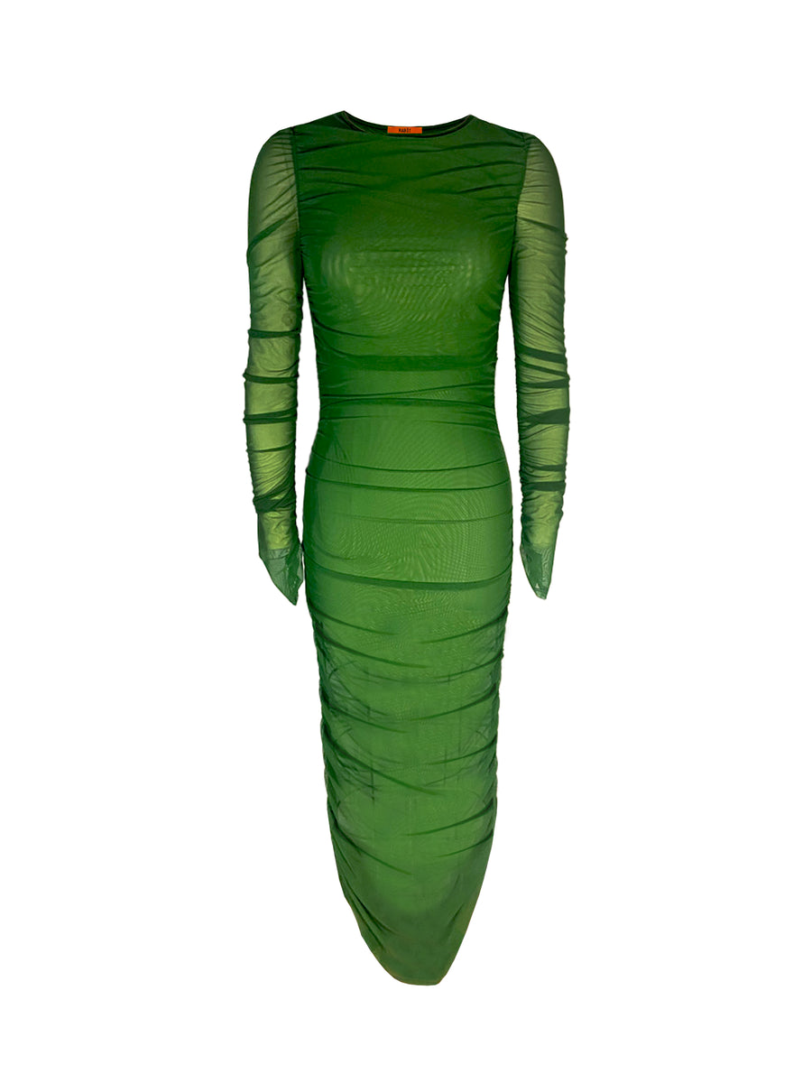 Rabôt Green Ellie Dress